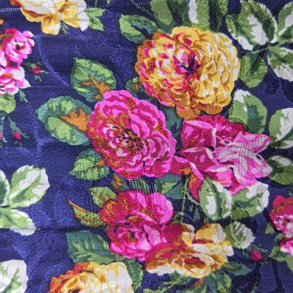 Victoria's Secret Silk Floral Lace Trim Pants Pajama Set Vintage - Picture 16 of 16